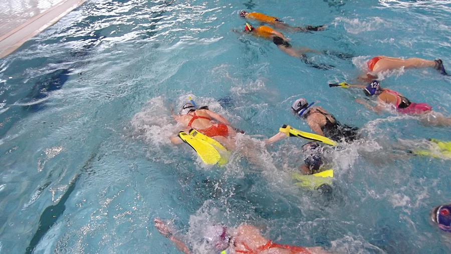 Hokej pod wodą Walenie Siemianowice Śląskie mecz